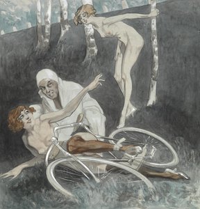 Ilustración erótica de Franz von Bayros