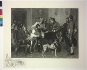El ministro imperial regala 3000 ducados de oro de Franz von Defregger