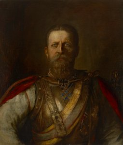 Príncipe heredero Federico Guillermo, más tarde Federico III, emperador de Alemania y rey de Prusia de Franz von Lenbach