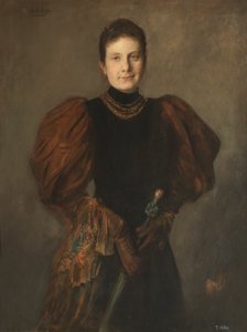 Infanta María de la Paz de Borbón, daughter of Isabella II de Franz von Lenbach