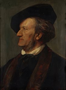 Retrato del compositor Richard Wagner (1813-1883). 1871