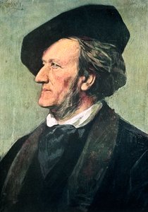 Richard Wagner 1813-1883, compositor, director y ensayista alemán, finales del siglo XIX