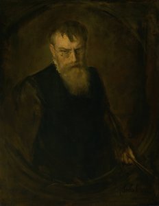 Auto retrato de Franz von Lenbach