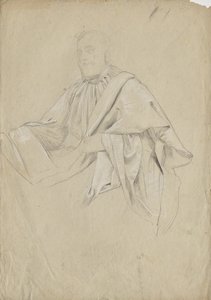 Viejo en una túnica rica de Franz von Matsch