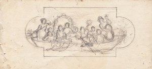 Fiesta de bodas en un barco de Franz von Matsch