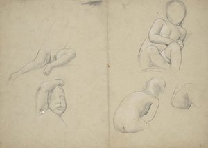 Estudios sobre el desnudo infantil de Franz von Matsch