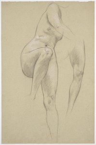 Estudio desnudo femenino de Franz von Matsch