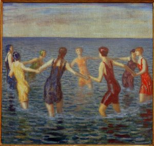 Mujeres Bañándose de Franz von Stuck