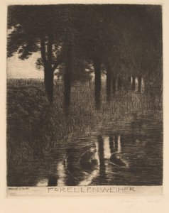 Estanque de truchas de Franz von Stuck