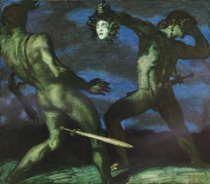 Perseo con la cabeza de Medusa de Franz von Stuck