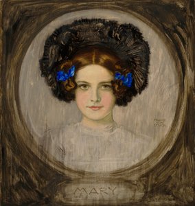 Retrato de Mary, hija del artista de Franz von Stuck