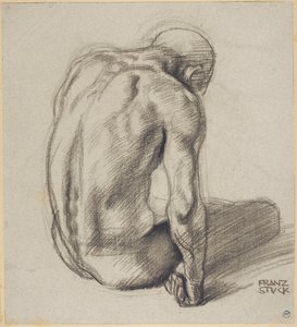 Hombre sentado de Franz von Stuck