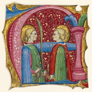 Corte de una antifonal de Frate Nebridio