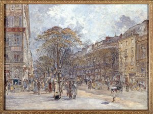 Francés: Boulevard des Italiens, vista matinal de Frederic Anatole Houbron