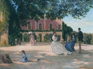Francés: La Terrasse de Méric de Frédéric Bazille