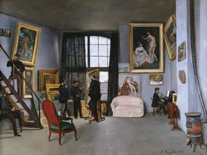Estudio de Bazille de Frédéric Bazille