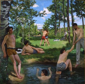 Escena de verano de Frédéric Bazille
