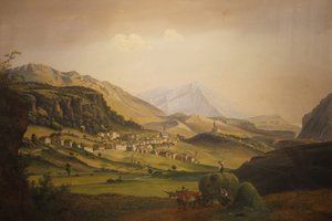 Frédérich Martens - Vista de Pieve Tesino