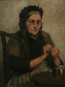 El hilo de la vida corre suave aún, 1885 de Fred Millard
