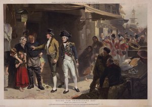Con destino a la bahía de Trafalgars, Nelson sale de Portsmouth para el Victory