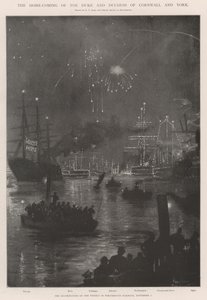 El regreso del Duque y la Duquesa de Cornwall y York de Fred T. Jane