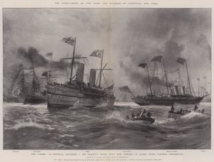 El regreso a casa del Duque y la Duquesa de Cornwall y York