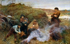 Los vagabundos, 1868, 1912 de Fred Walker