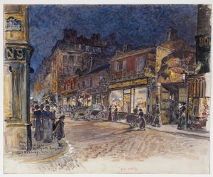 Marché des Enfants Rouges, rue de Bretagne de Frederic Anatole Houbron
