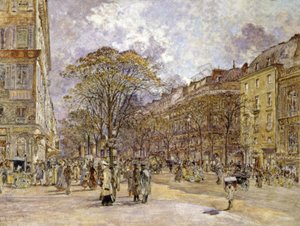 El bulevar de los italianos, París de Frederic Anatole Houbron
