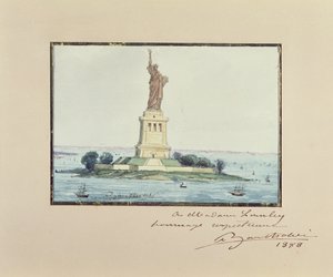 Estatua de la Libertad, Isla Beldoe, Ciudad de Nueva York, 1888