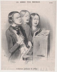 El desafortunado maestro de teoría musical de Frederic Bouchot