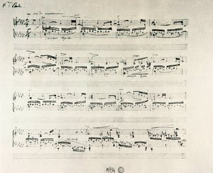 Partitura de "Estudios para piano opus 10" del compositor polaco Frederic Chopin (1810-1849) de Frederic Chopin