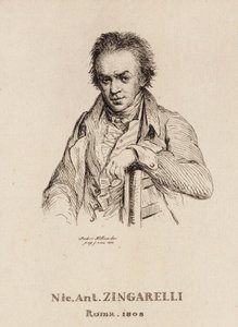 Retrato del compositor Nicola Antonio Zingarelli