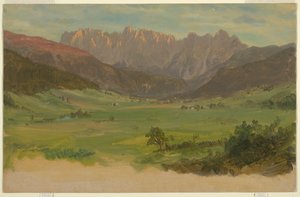 Valle Alpino de Frederic Edwin Church