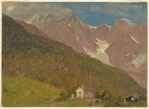 Paisaje alpino en Suiza de Frederic Edwin Church