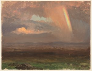 Nubes y arco iris, Jamaica de Frederic Edwin Church