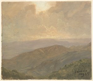 Cielos nublados, Jamaica de Frederic Edwin Church