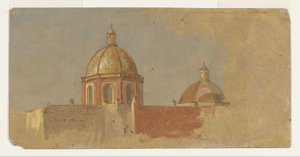 Colombia o Ecuador, tejados de iglesias de Frederic Edwin Church
