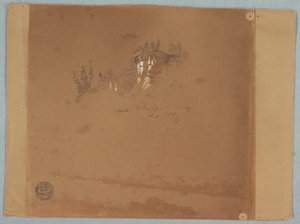 Dibujo
Dibujo, Niágara cerca del Remolino mostrando árboles y una roca, septiembre de 1858 de Frederic Edwin Church