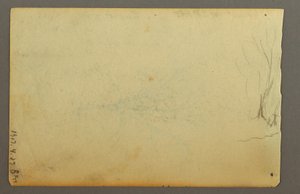 Dibujo, Un árbol sin hojas, febrero de 1845 de Frederic Edwin Church