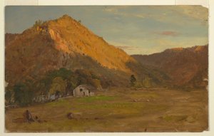 Dibujo, Paisaje otoñal (¿Carolina del Norte), 1865-70 de Frederic Edwin Church