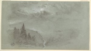 Dibujo, Berchtesgaden, Baviera, 27 de julio de 1868