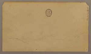 Dibujo, Bocetos botánicos, agosto de 1865