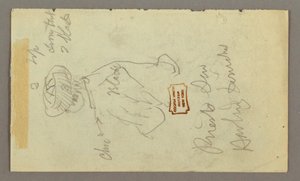 Dibujo, Niño con turbante, posiblemente 1868 de Frederic Edwin Church