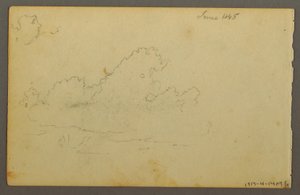 Dibujo, Catskill Mountain House, 1844 de Frederic Edwin Church