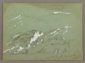 Dibujo, Cefalonia, Grecia, abril de 1869 de Frederic Edwin Church