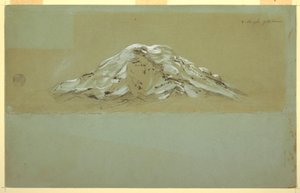 Dibujo, Chimborazo, ca. 1857 de Frederic Edwin Church