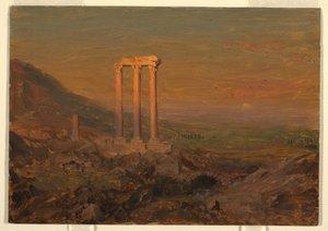 Dibujo, Ruinas clásicas, Siria, mayo de 1868 de Frederic Edwin Church