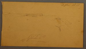 Dibujo, Acantilados, 1859