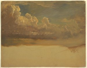Dibujo, Estudio de nubes, marzo de 1871 de Frederic Edwin Church